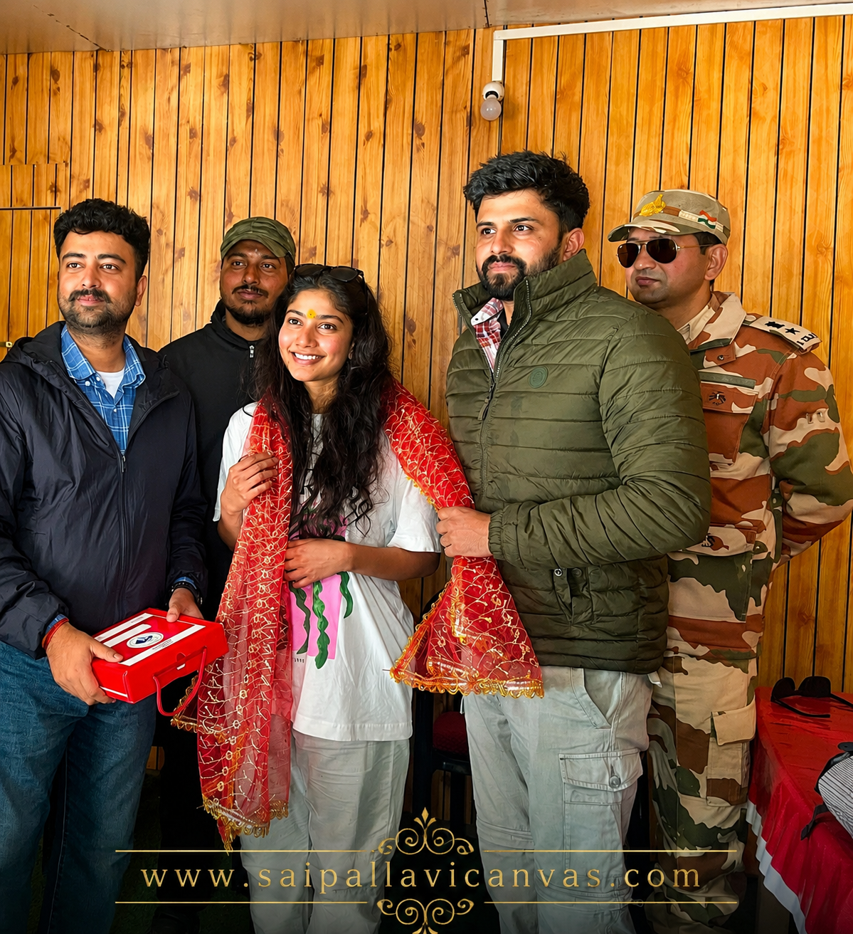 Sai Pallavi during Amarnath Yatra with family mid 2023