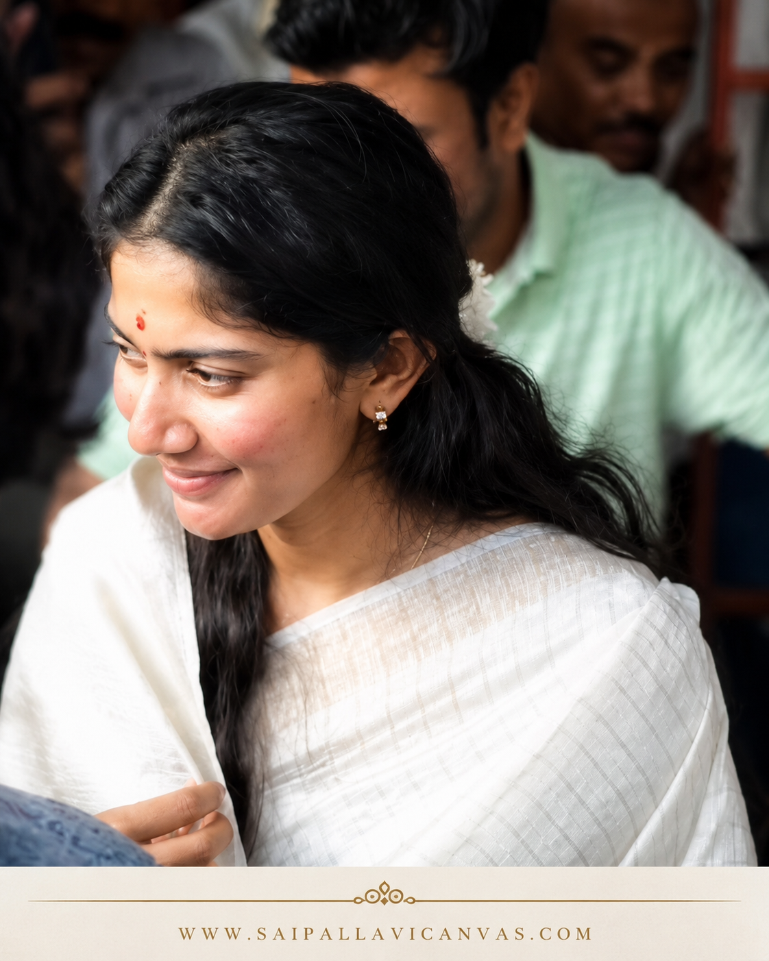 Sai Pallavi at Arunachaleswarar Temple, Tiruvannamalai